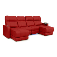 Monterey Chaise CoolZeroᵀᴹ Italian Leather Home Theater Seating