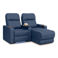 Monterey Chaise CoolZeroᵀᴹ Italian Leather Home Theater Seating