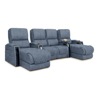 Apex Chaise CoolZeroᵀᴹ Italian Leather Home Theater Seating