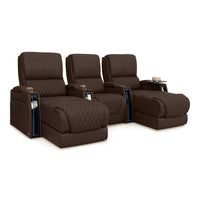 Apex Chaise CoolZeroᵀᴹ Italian Leather Home Theater Seating