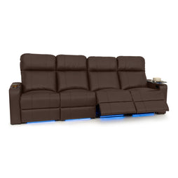 Julius Italian Leather Big & Tall Home Theater Seats