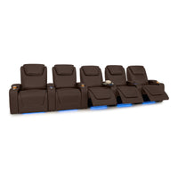 Pantheon Italian Leather Big & Tall Home Theater Seating