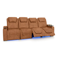 Paladin Italian Leather Heat & Massage Home Theater Seating