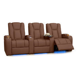 Serenity Italian Leather Home Theater Seating