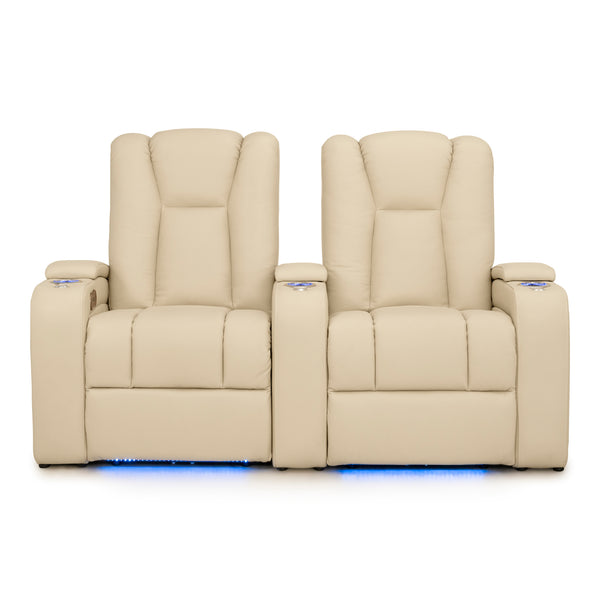 Serenity Italian Leather Home Theater Seating