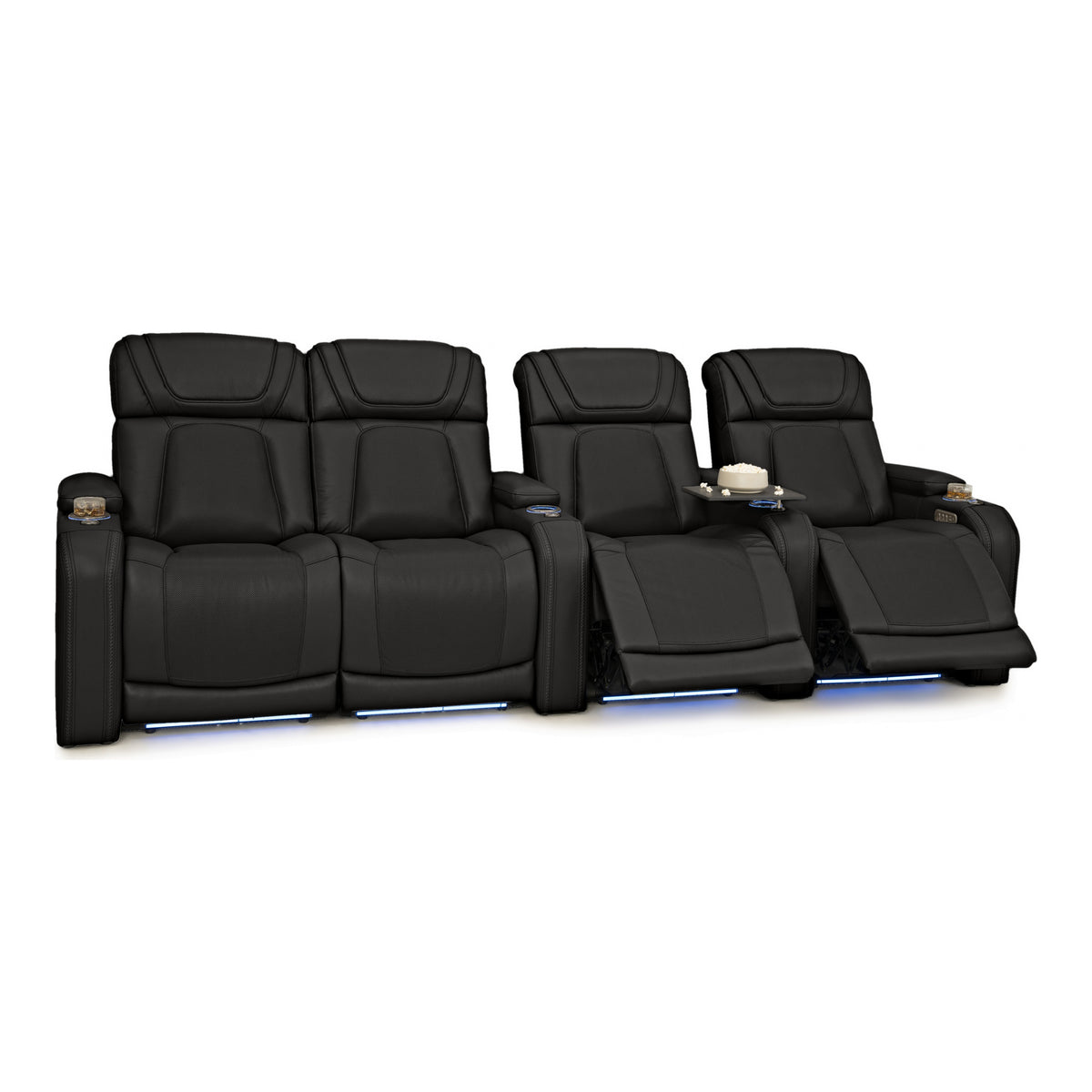 Caliente Zero Gravity Home Theater Seating with Heat & Massage