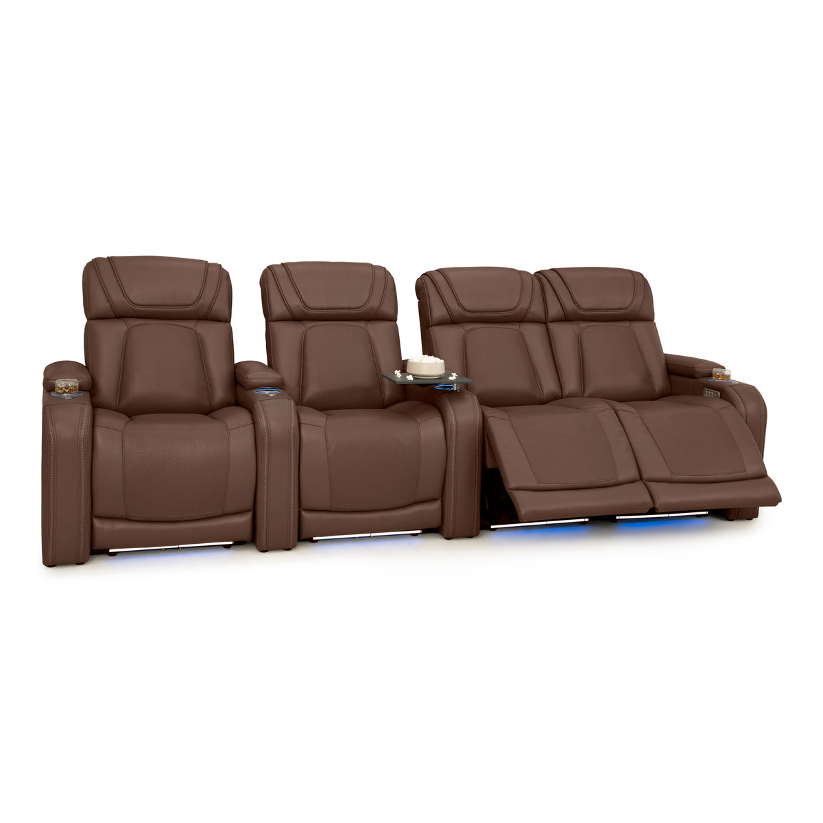 Caliente Zero Gravity Home Theater Seating with Heat & Massage