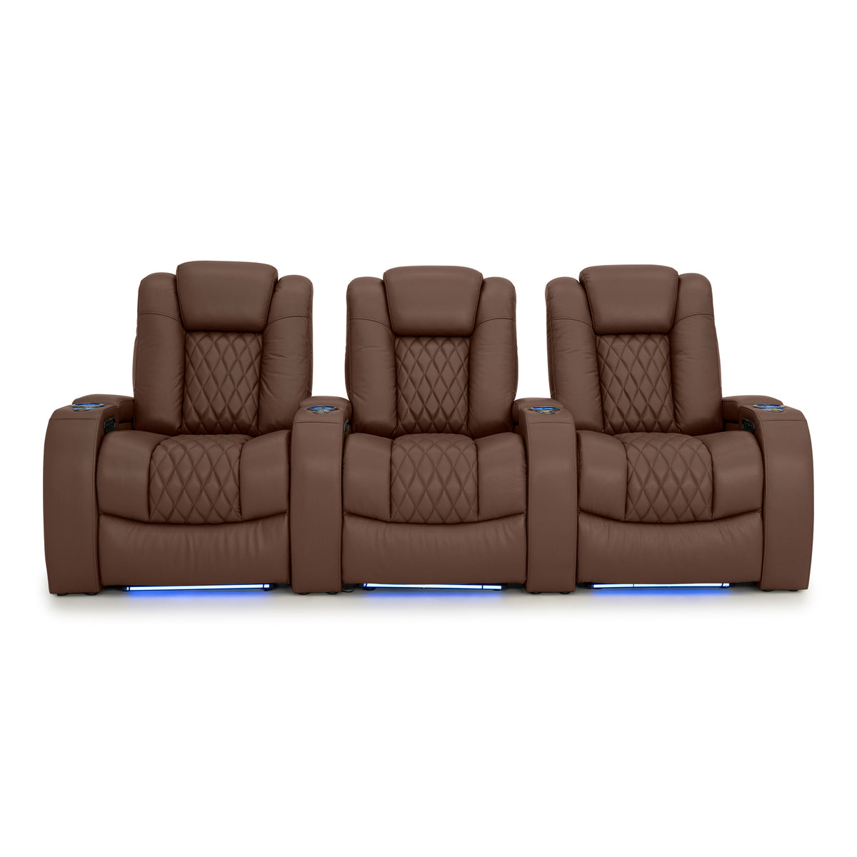 Diamante Italian Leather Zero Gravity Home Theater Seating