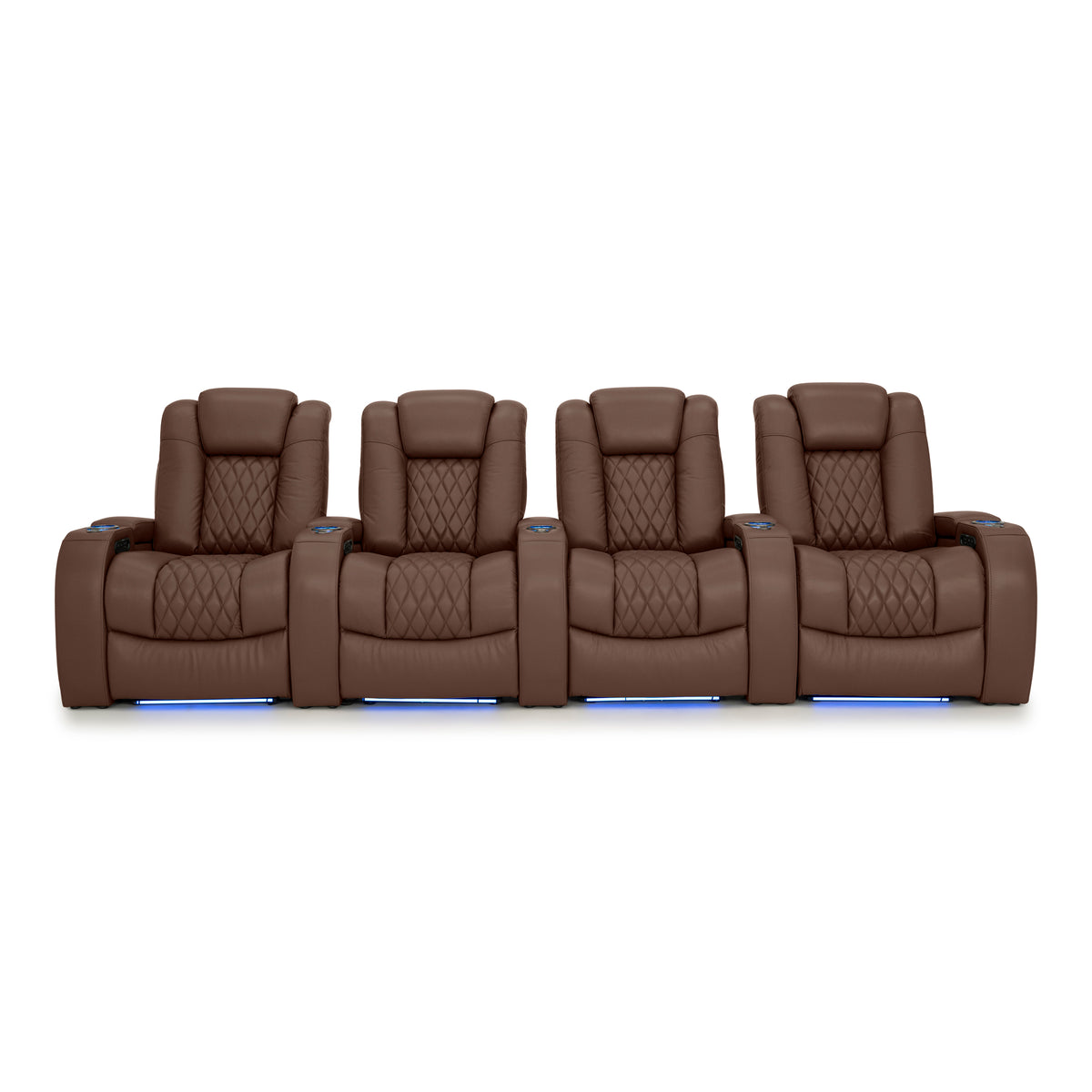 Diamante Italian Leather Zero Gravity Home Theater Seating