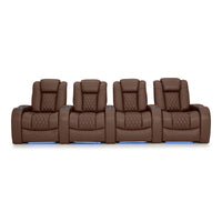 Diamante Italian Leather Zero Gravity Home Theater Seating