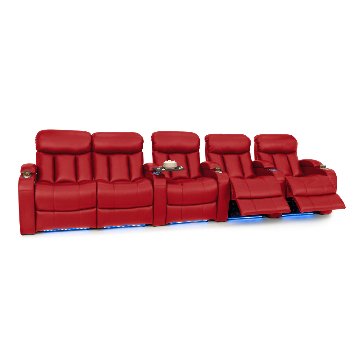 Grenada Italian Leather Home Theater Seating