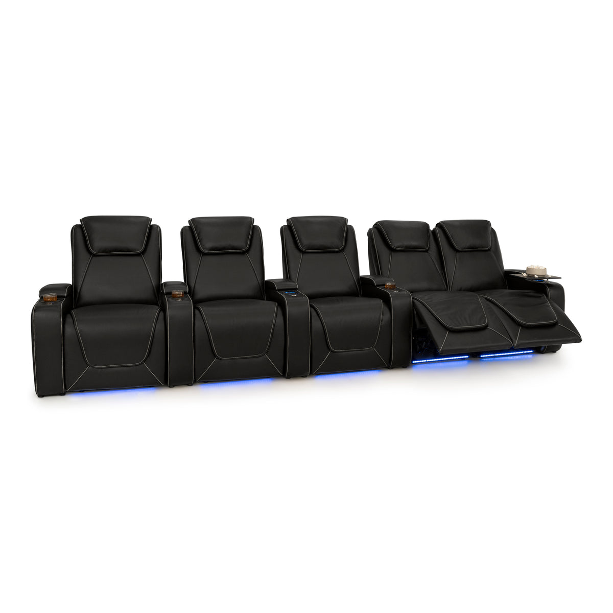 Paladin Italian Leather Heat & Massage Home Theater Seating