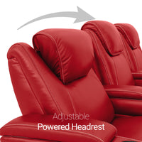 Paladin Italian Leather Heat & Massage Home Theater Seating