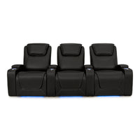Pantheon Italian Leather Big & Tall Home Theater Seating