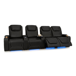 Pantheon Italian Leather Big & Tall Home Theater Seating