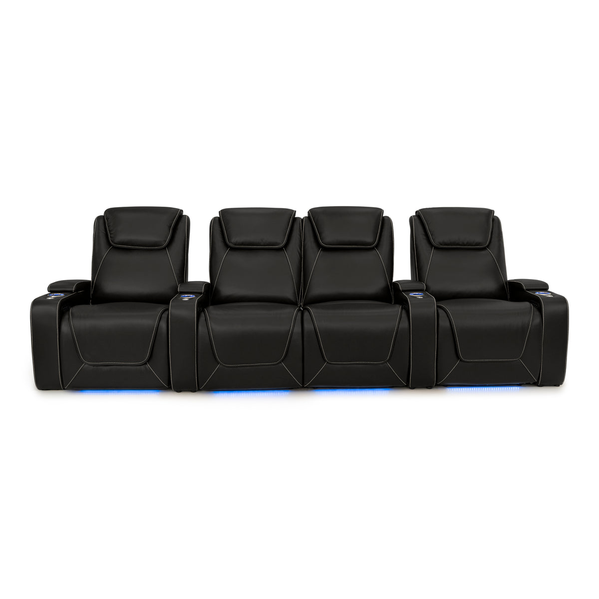 Pantheon Italian Leather Big & Tall Home Theater Seating