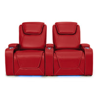 Pantheon Italian Leather Big & Tall Home Theater Seating