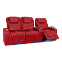 Pantheon Italian Leather Big & Tall Home Theater Seating