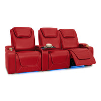 Pantheon Italian Leather Big & Tall Home Theater Seating