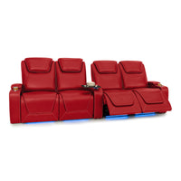 Pantheon Italian Leather Big & Tall Home Theater Seating
