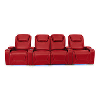 Pantheon Italian Leather Big & Tall Home Theater Seating