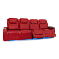 Pantheon Italian Leather Big & Tall Home Theater Seating