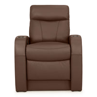 Rialto BACKROW Theater Seating®, Power Recline, Italian Leather, Single Recliner