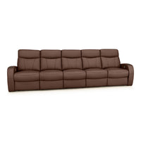 Rialto Italian Leather Home Theater Seating