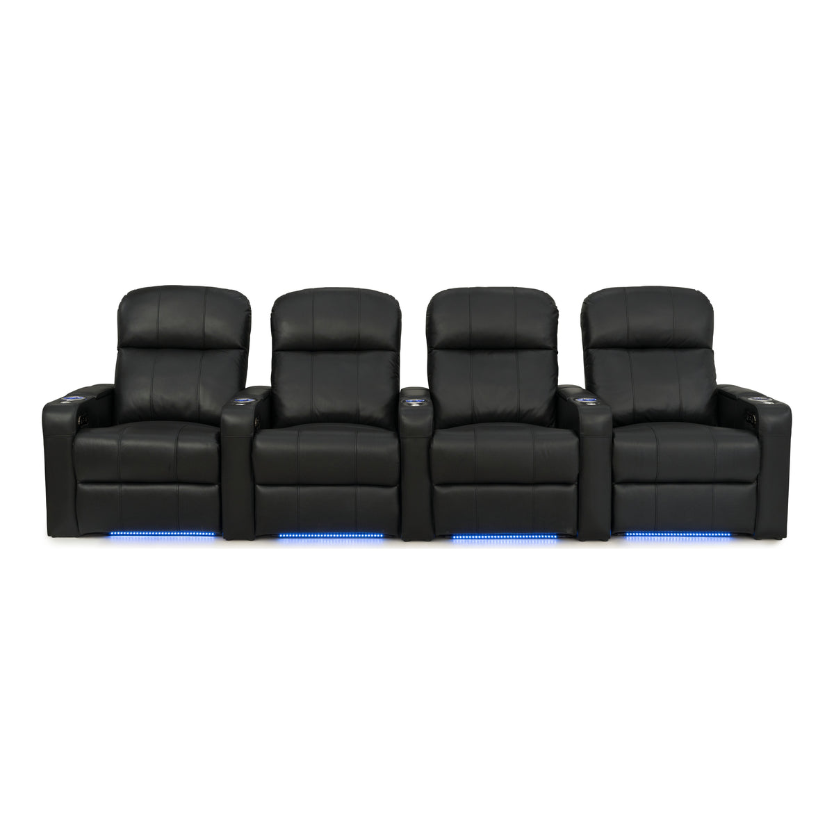Venetian Italian Leather Home Theater Seating