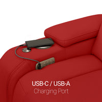 Endeavour HeatZeroᵀᴹ Italian Leather Home Theater Sofa & Loveseat