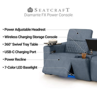 Diamante FX Flip-Up Headrest Home Theater Seats
