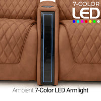 Apex Chaise CoolZeroᵀᴹ Italian Leather Home Theater Seating