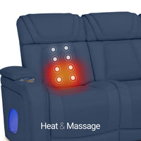 Endeavour HeatZeroᵀᴹ Italian Leather Home Theater Sofa