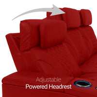 Armada LT HeatZeroᵀᴹ Italian Leather Home Theater Sofa & Loveseat