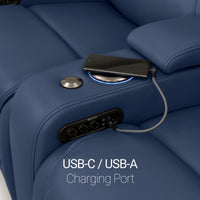 Equinox CoolZeroᵀᴹ Italian Leather Home Theater Seating