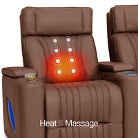 Valore Zero Gravity Home Theater Seating with Heat & Massage