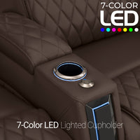 Apex Chaise CoolZeroᵀᴹ Italian Leather Home Theater Seating