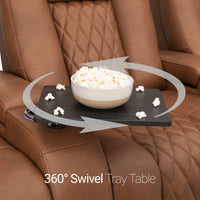Diamante Chaise CoolZeroᵀᴹ Italian Leather Home Theater Seating
