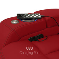 Seatcraft Republic Sofa & Loveseat Italian Leather, Powered Headrest, Power Recline