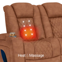 Anthem LT HeatZeroᵀᴹ Italian Leather Home Theater Sofa & Loveseat