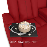 Seatcraft Republic Sofa & Loveseat Italian Leather, Powered Headrest, Power Recline