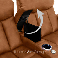 Grenada Italian Leather Home Theater Seating