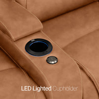 Paladin Italian Leather Heat & Massage Home Theater Seating