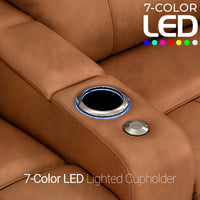 Monterey CoolZeroᵀᴹ Italian Leather Home Theater Seating