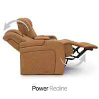 Seatcraft Anthem Sofa & Loveseat Italian Leather, Powered Headrest, Power Recline