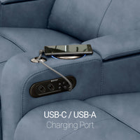 Monterey Chaise CoolZeroᵀᴹ Italian Leather Home Theater Seating
