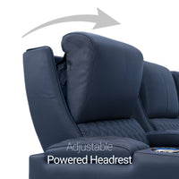 Apex CoolZeroᵀᴹ Wedge Console Italian Leather Home Theater Seats