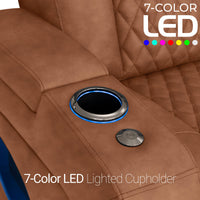 Anthem LT HeatZeroᵀᴹ Italian Leather Home Theater Sofa & Loveseat