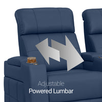 Kodiak Chaise CoolZeroᵀᴹ Italian Leather Home Theater Seating