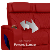 Armada LT HeatZeroᵀᴹ Italian Leather Home Theater Sofa & Loveseat